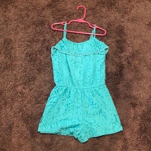 Turquoise M girls romper  by Xhilaration